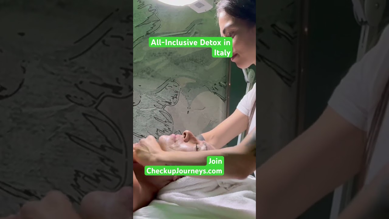 Daily spa treatments during the Italy wellness week